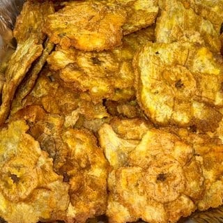 Tostones (Plantain Thick Chips)
