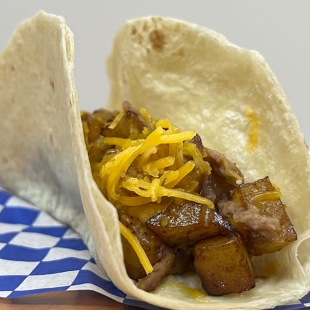 (2+) Breakfast Tacos (Delight Sauce included).