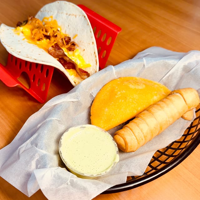 Latin Breakfast Combo (FREE Taco).