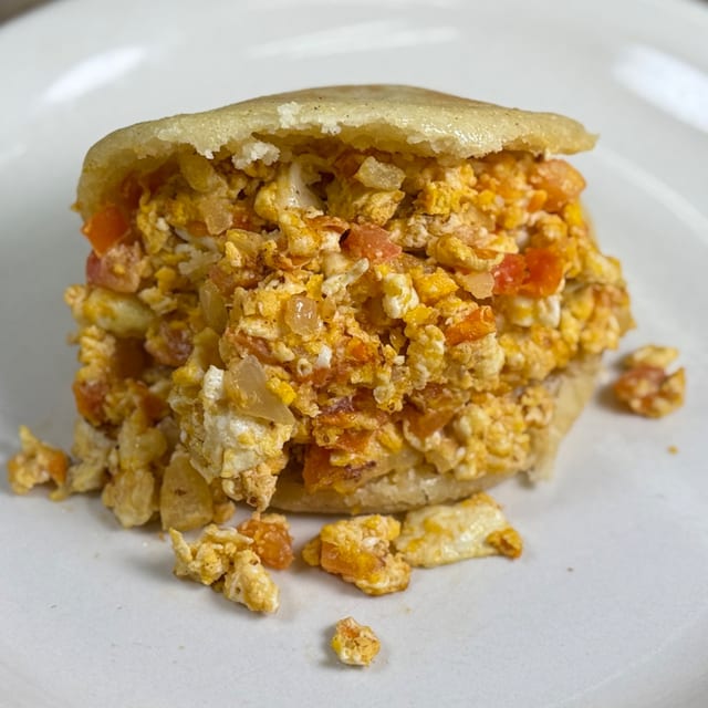 Arepa - Perico.