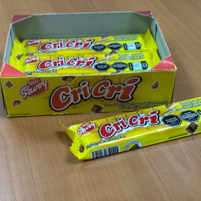 Cri-Cri Chocolate Milky & Rice Bar (Savoy).