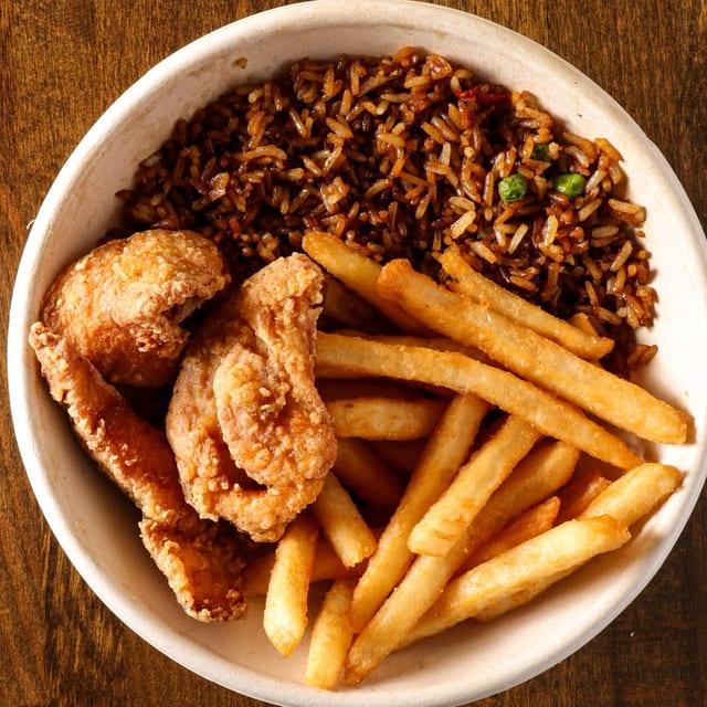 Chicken N' Latin Rice Bowl.